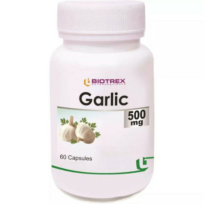 Biotrex Garlic 500mg Capsules - Distacart