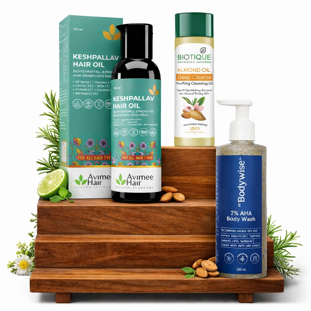 Holi Color Protection & Recovery Hamper – Hair Repair, Skin Renewal & Deep Cleanse Essentials Kit - Distacart