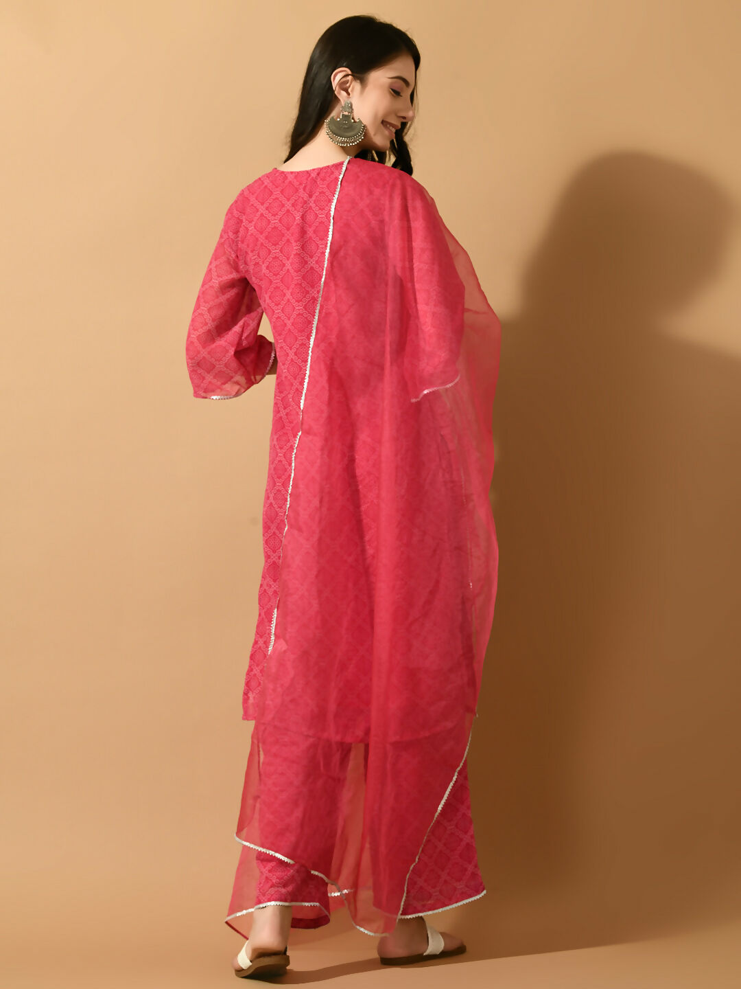 Myshka Women's Pink Embroidered Party Kurta Sets - Distacart