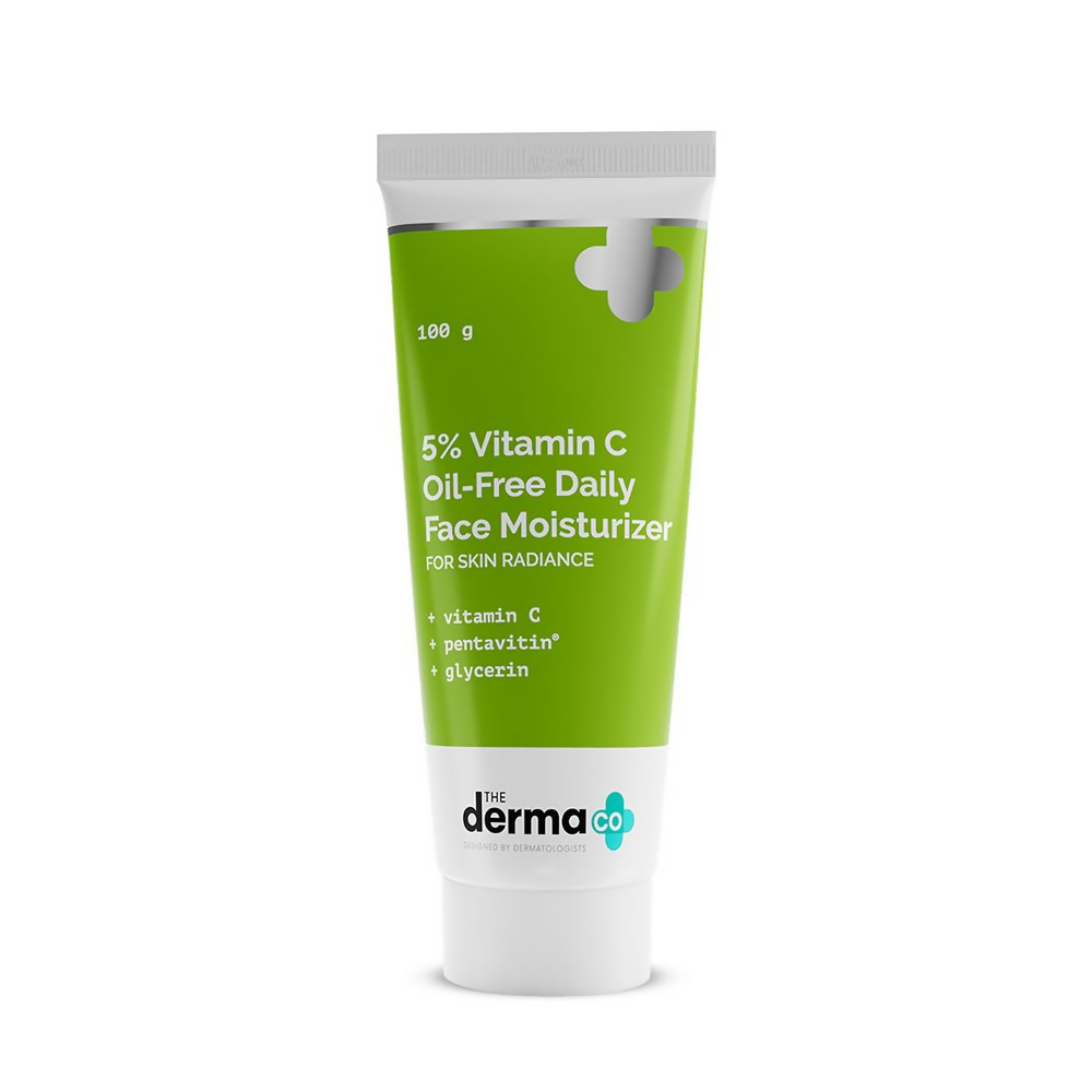 The Derma Co 5% Vitamin C Oil-Free Daily Face Moisturizer For Skin Radiance - Distacart