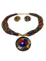 Thumbnail for Inhanns All-Day Statement Beaded Necklace Set - Multi Colour - Distacart