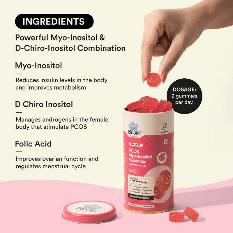 Bloom PCOS Myo-Inositol Gummies