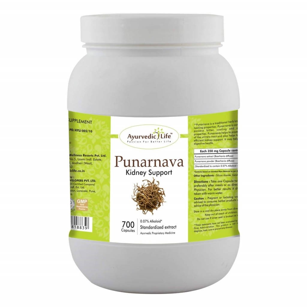 Ayurvedic Life Punarnava Capsules - Distacart