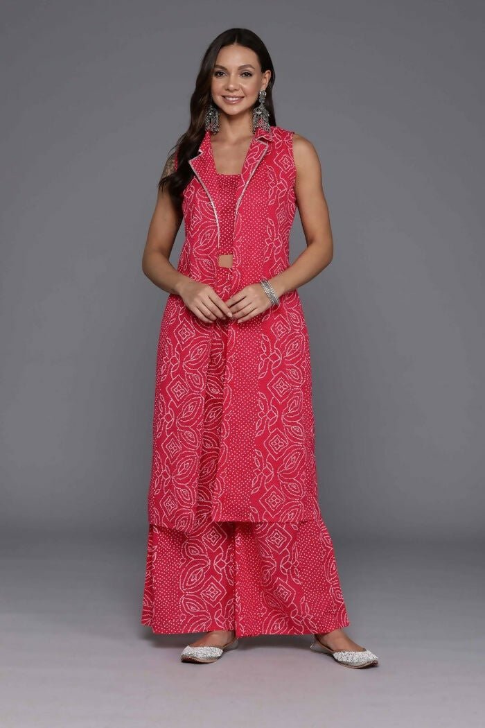 Ahalyaa Women's Traditional Wear Co-ods - Pink - Distacart