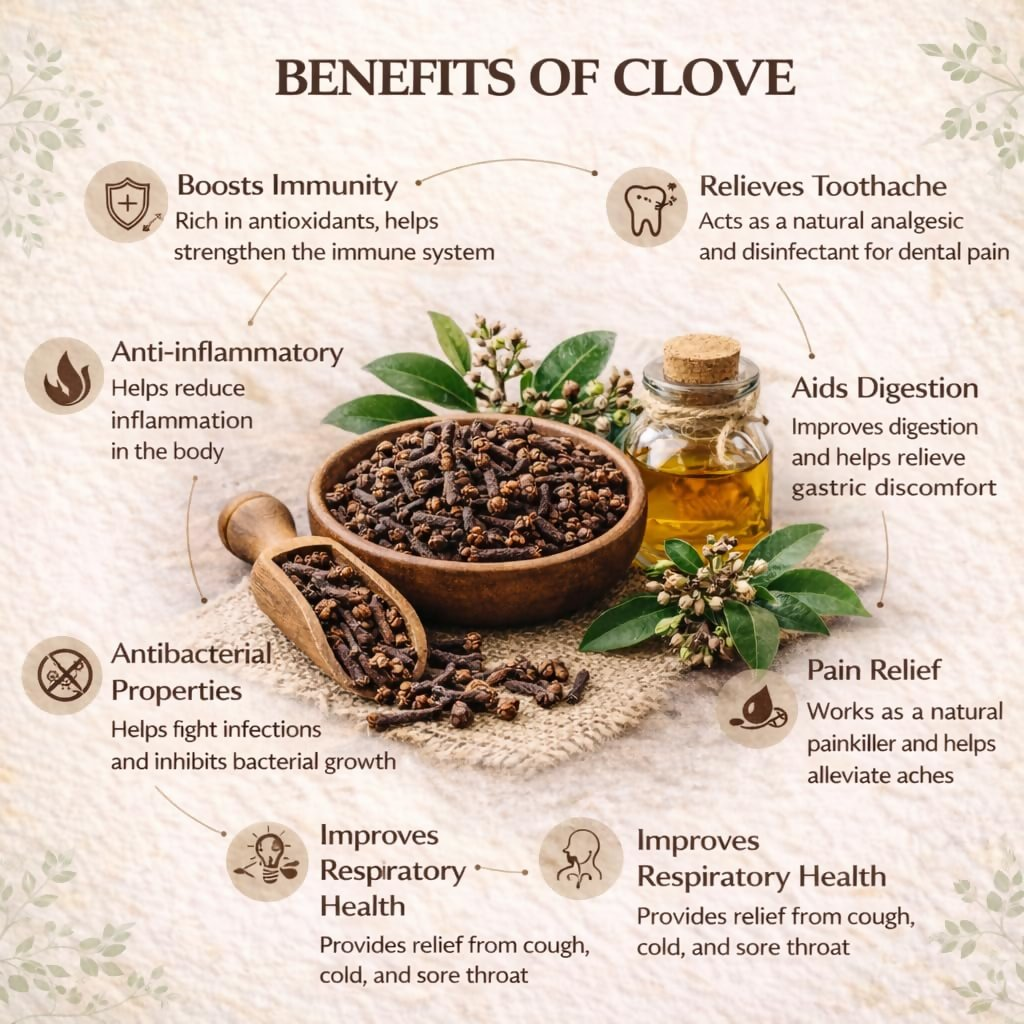 Village-Organica Clove (Laung) Whole – Handpicked - Dista