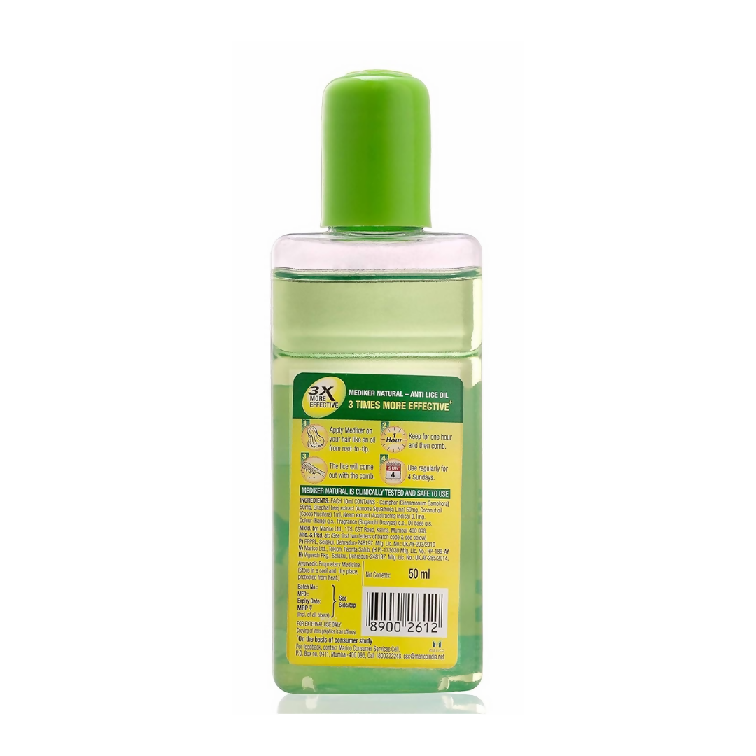 Mediker Anti Lice Treatment Hair Oil - Distacart
