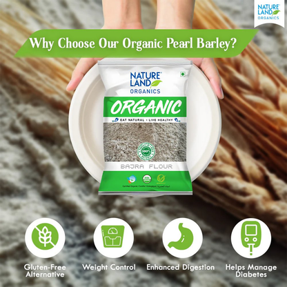 Nature Land Organics Bajra Whole - Distacart