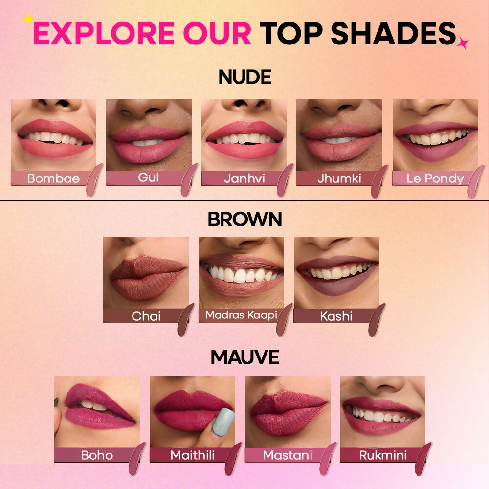 Nykaa Matte To Last ! Transferproof Liquid Lipstick - Rukmini - 22 - Dista