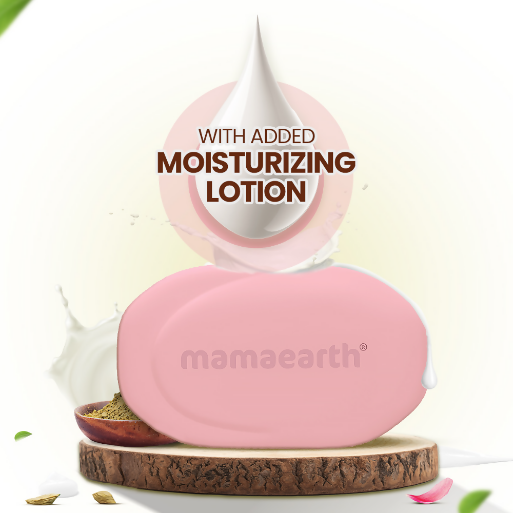 Mamaearth Multani Mitti Moisturizing Lotion Soap (Buy 3 Get 1 Free) - Distacart