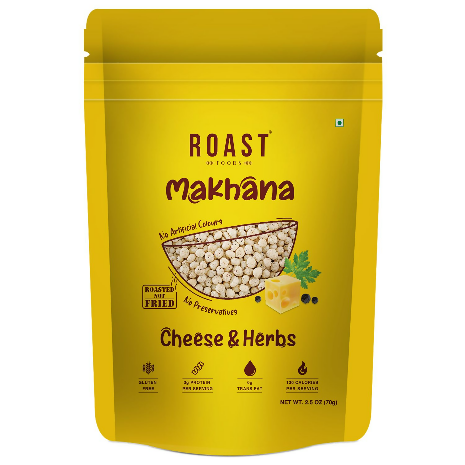 Roast Foods Makhana Cheese and Herbs