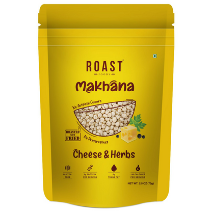 Roast Foods Makhana Cheese and Herbs - Distacart