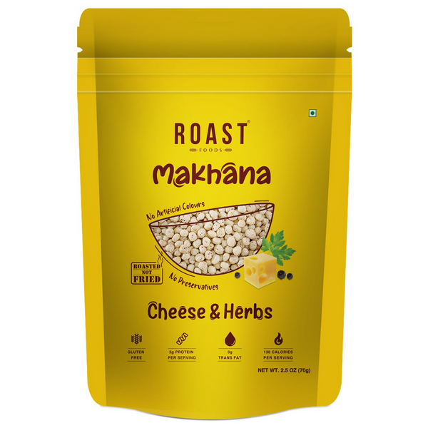 Roast Makhana Cheese and Herbs