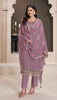 Anaita Purple Silk Embroidered Stitched Salwar Suit - Distacart