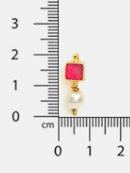 Ruby Raang Garnet Glamour Earrings - Distacart