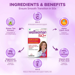 Thumbnail for Wellwoman 50+ multivitamins For Women Over Age 50 years Tablets - Distacart