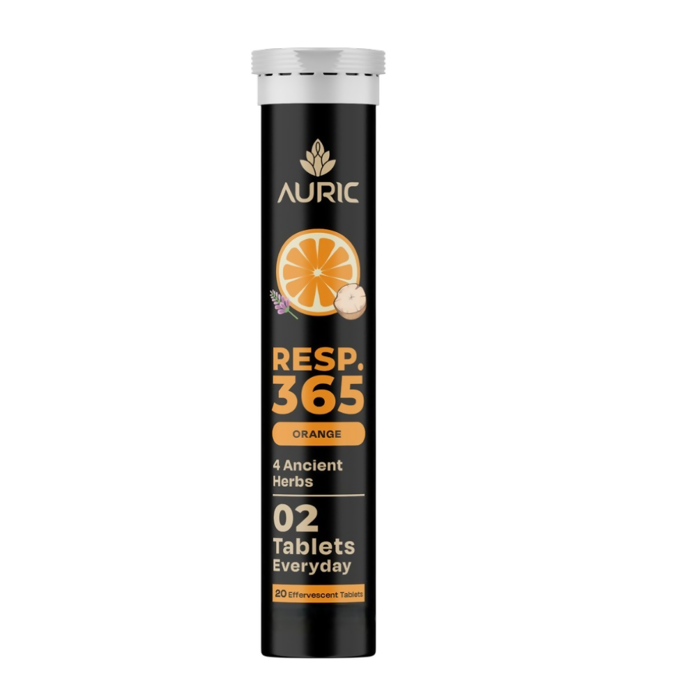 Auric Resp365 Tablets - Orange Flavour - Distacart