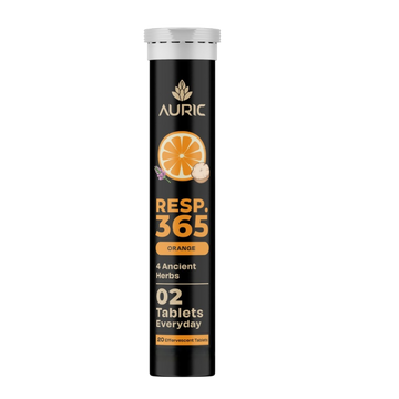 Auric Resp365 Tablets - Orange Flavour - Distacart