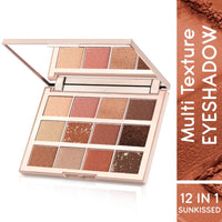 Thumbnail for Kay Beauty Multi Texture Eyeshadow Palette - Sunkissed - Distacart