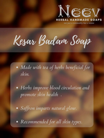 Thumbnail for Neev Herbal Handmade Soap Kesar Badam Soap For A Royal Glow - Distacart