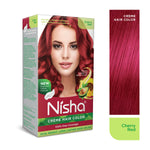 Thumbnail for Nisha Creme Hair Color for Women - Cherry Red - Distacart
