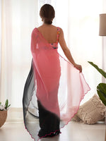 Thumbnail for Mitera Embellished Embroidered Pure Georgette Saree - Distacart