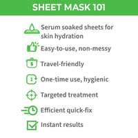 Thumbnail for Nykaa Skin Secrets Exotic Indulgence Green Tea + Aloe Vera Sheet Mask For Hydrated Skin - Distacart