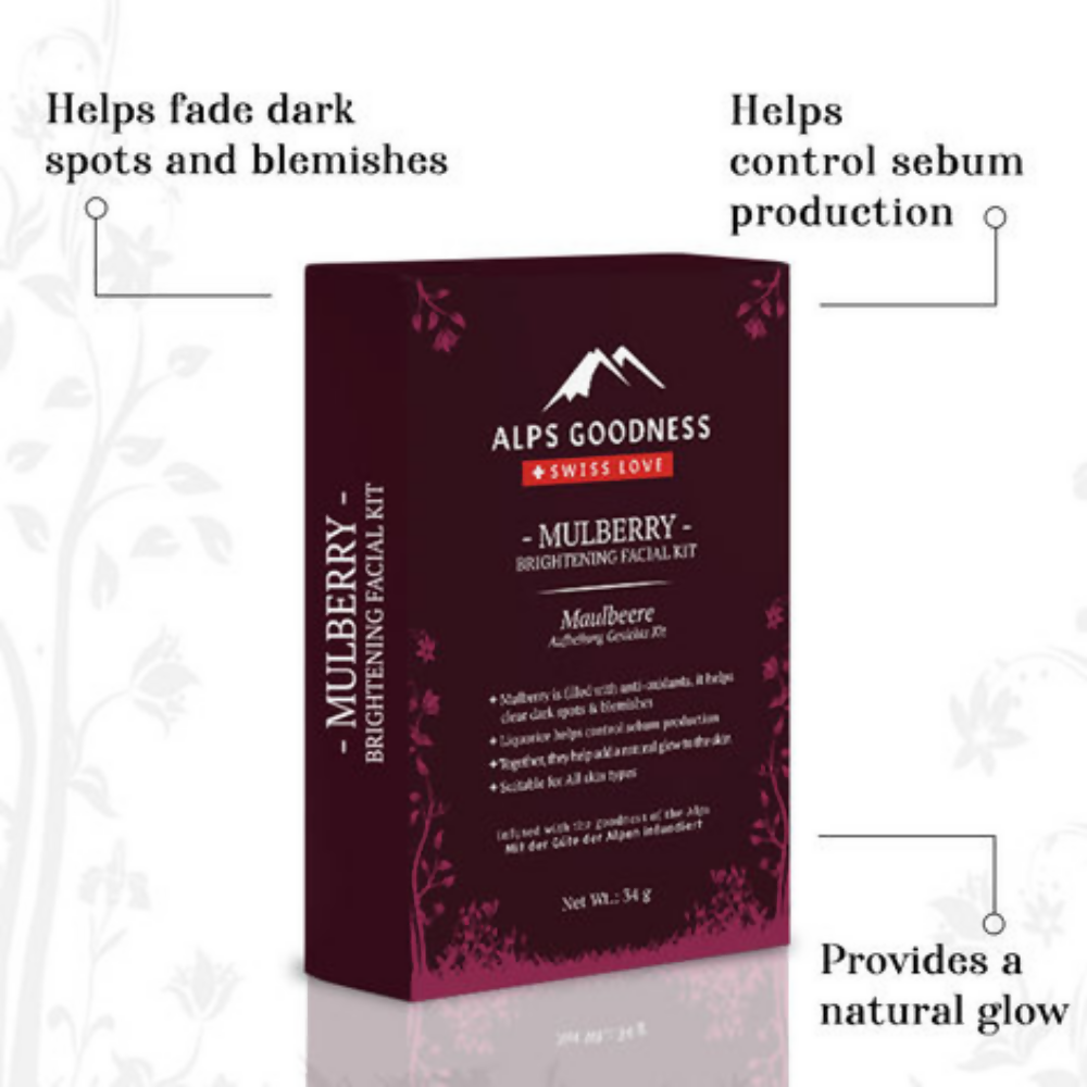 Alps Goodness Mulberry Brightening Facial Kit - Distacart