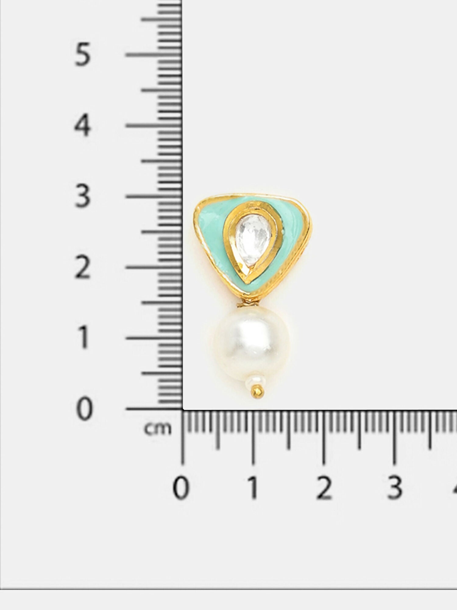 Ruby Raang Ruhani Green Pearl Earrings - Distacart