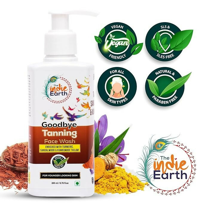 The Indie Earth Goodbye Tanning (Skin Lightening) Facewash - Distacart