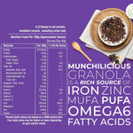 Thumbnail for Munchilicious Granola - Dark Chocolate, Healthy & Nutritious Breakfast Cereal with Whole Nuts - Distacart