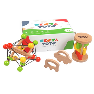 New Born Gift - Skwish, Clacker, Elephant Teether and Car Teether 1