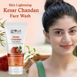 Thumbnail for Globus Naturals Kesar Chandan Skin Lightening & Tan Removal Face wash, Suitable For All Skin Types - Distacart