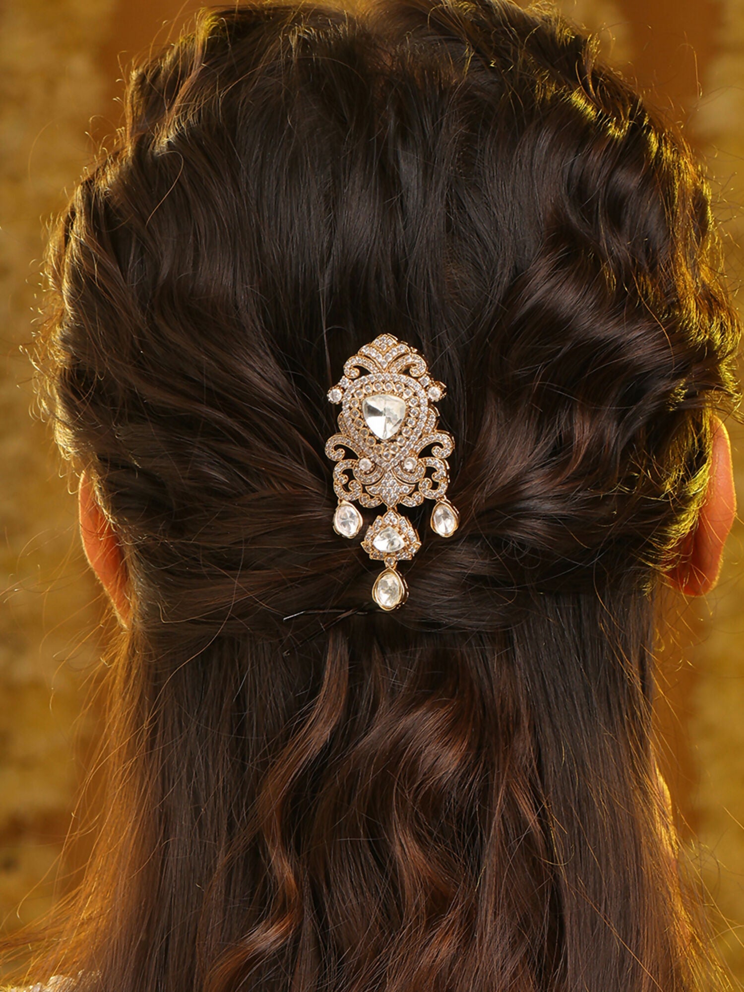 Ruby Raang Shahi Knot Pin - Distacart