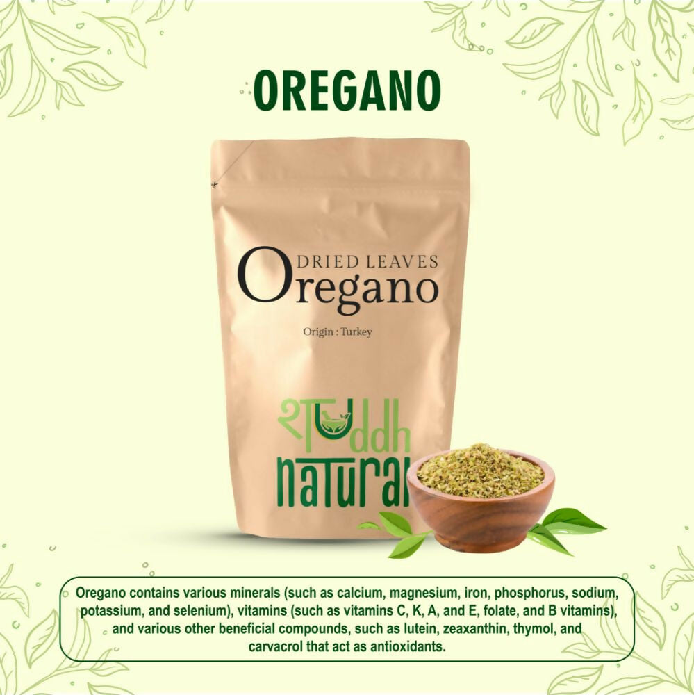 Shuddh Natural Premium Turkish Oregano Leaves - Distacart