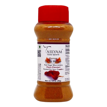 Tassyam Organics Premium Bhut Jolokia Powder - Distacart