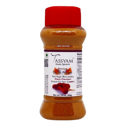 Tassyam Organics Premium Bhut Jolokia Powder - Distacart