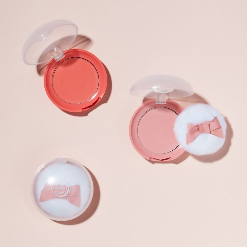 Etude House Lovely Cookie Pressed Powder Blush - Sweet Coral - Distacart