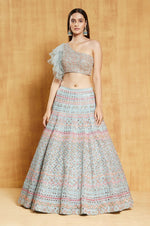 Thumbnail for Lehenga Mart Glamorous Designer Lehenga Choli for Bridal and Bridesmaids Wedding Wear Choli - Distacart