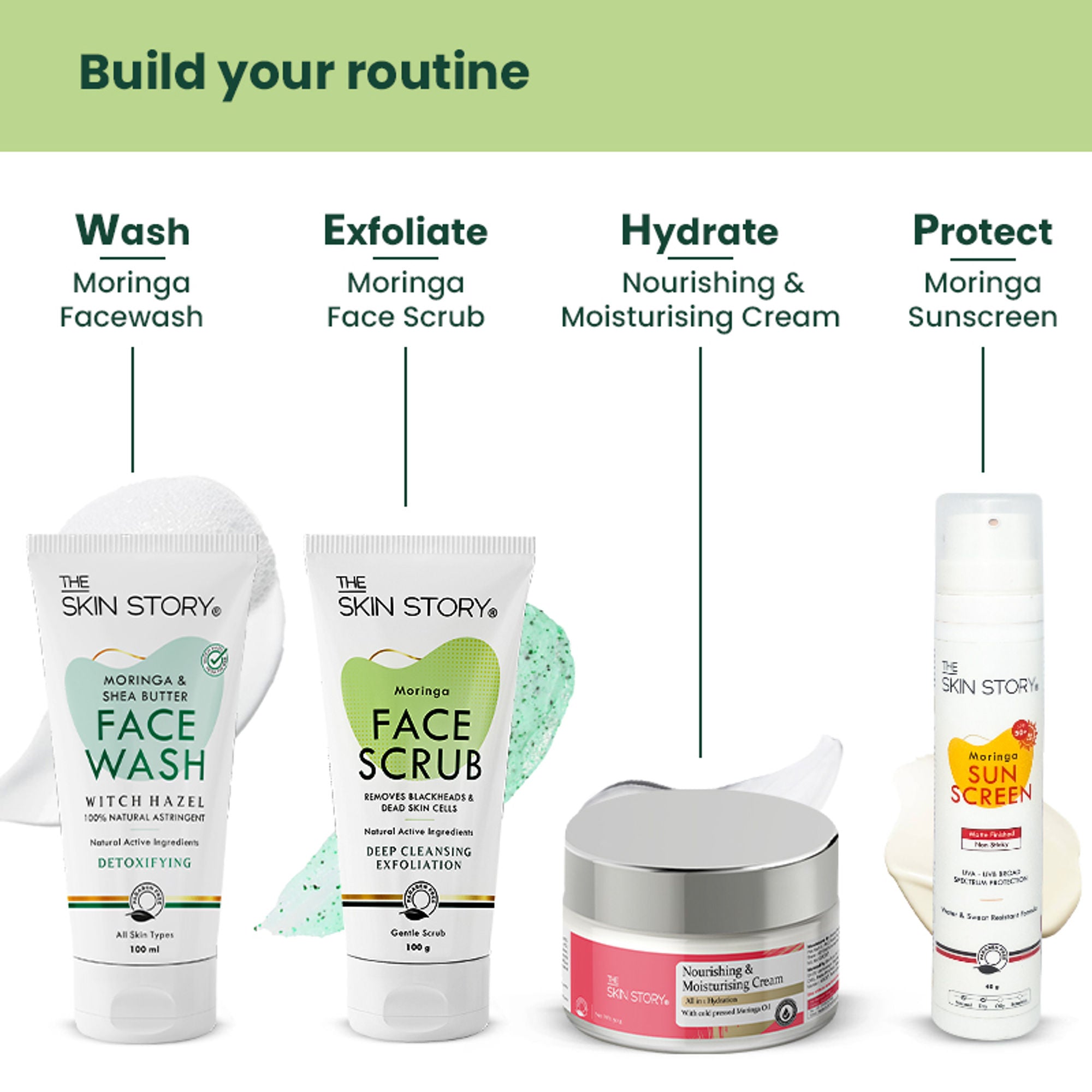 The Skin Story Moringa Gentle Face Scrub - Distacart