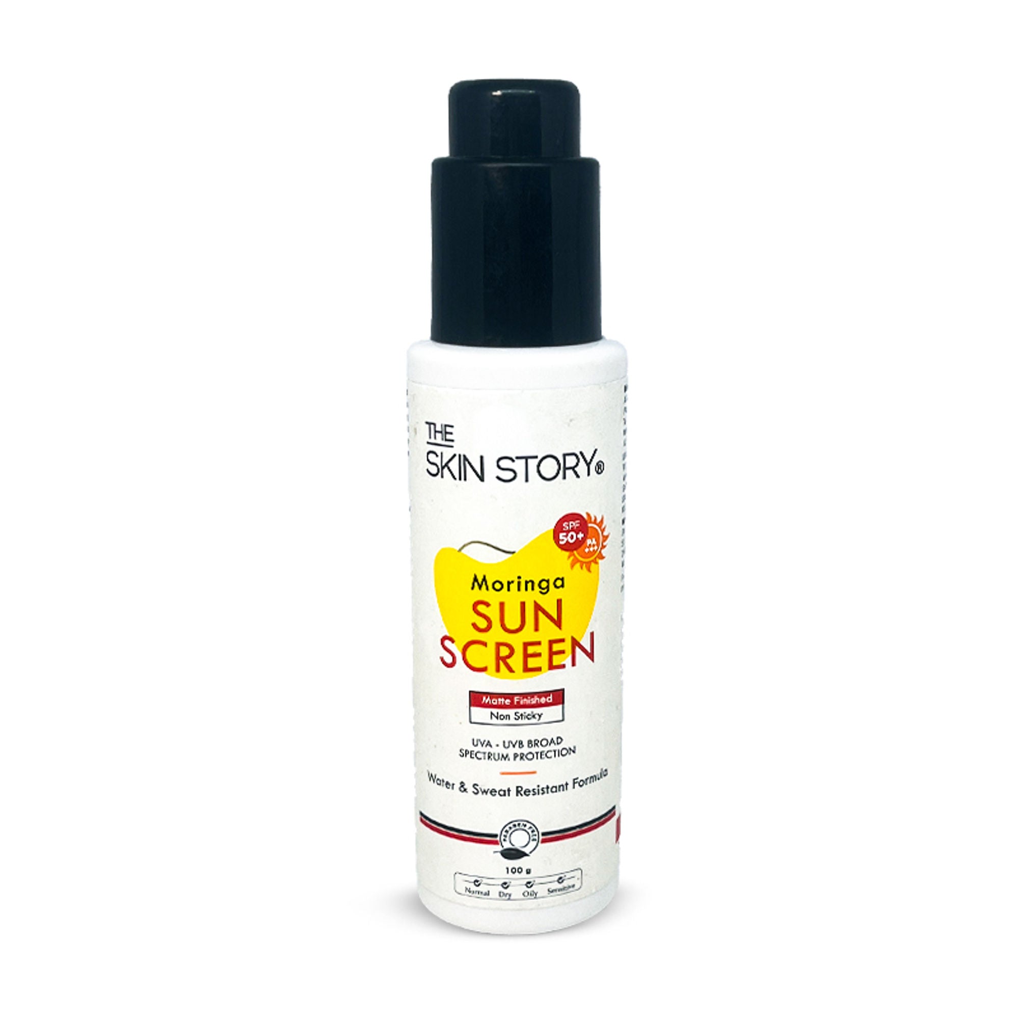 The Skin Story Moringa Face Sunscreen SPF 50+ PA+++ For Detan - Distacart
