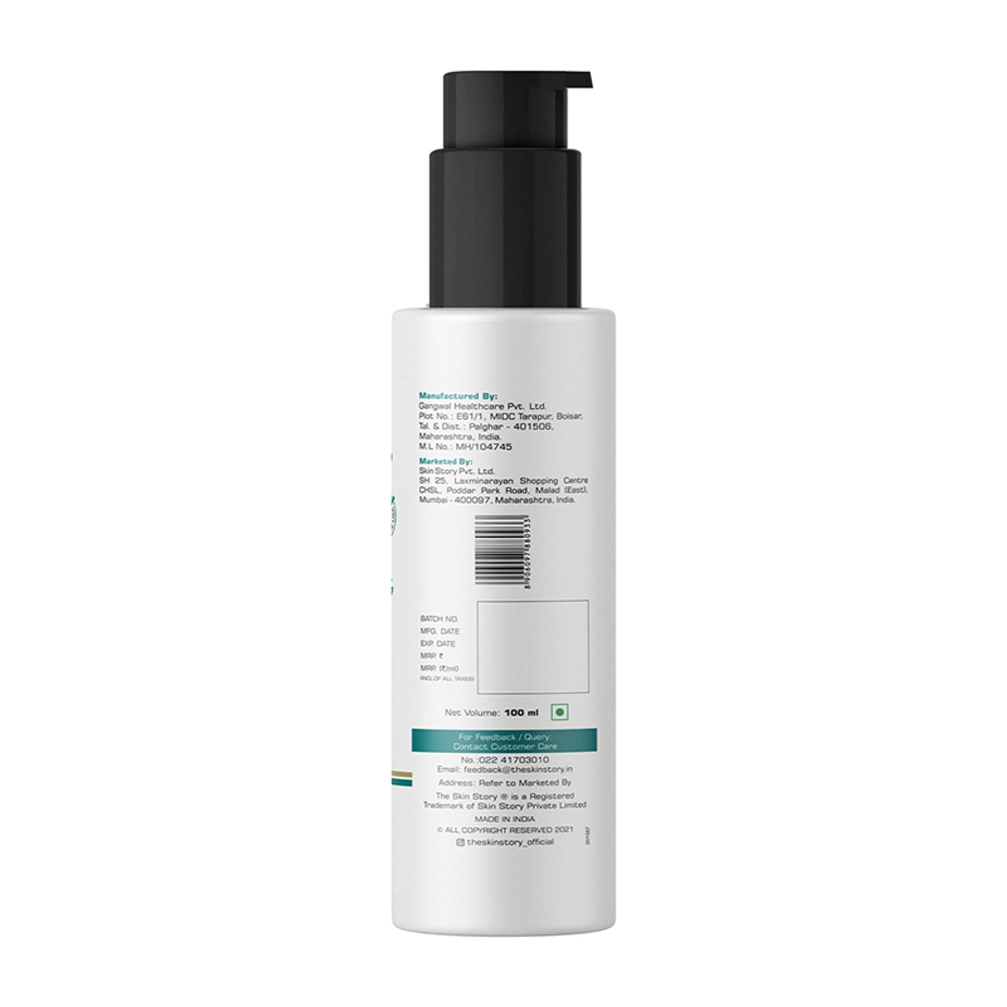 The Skin Story Gentle Face Cleanser Lotion For Deep Cleansing Moisturizing Makeup Removal - Moringa - Distacart