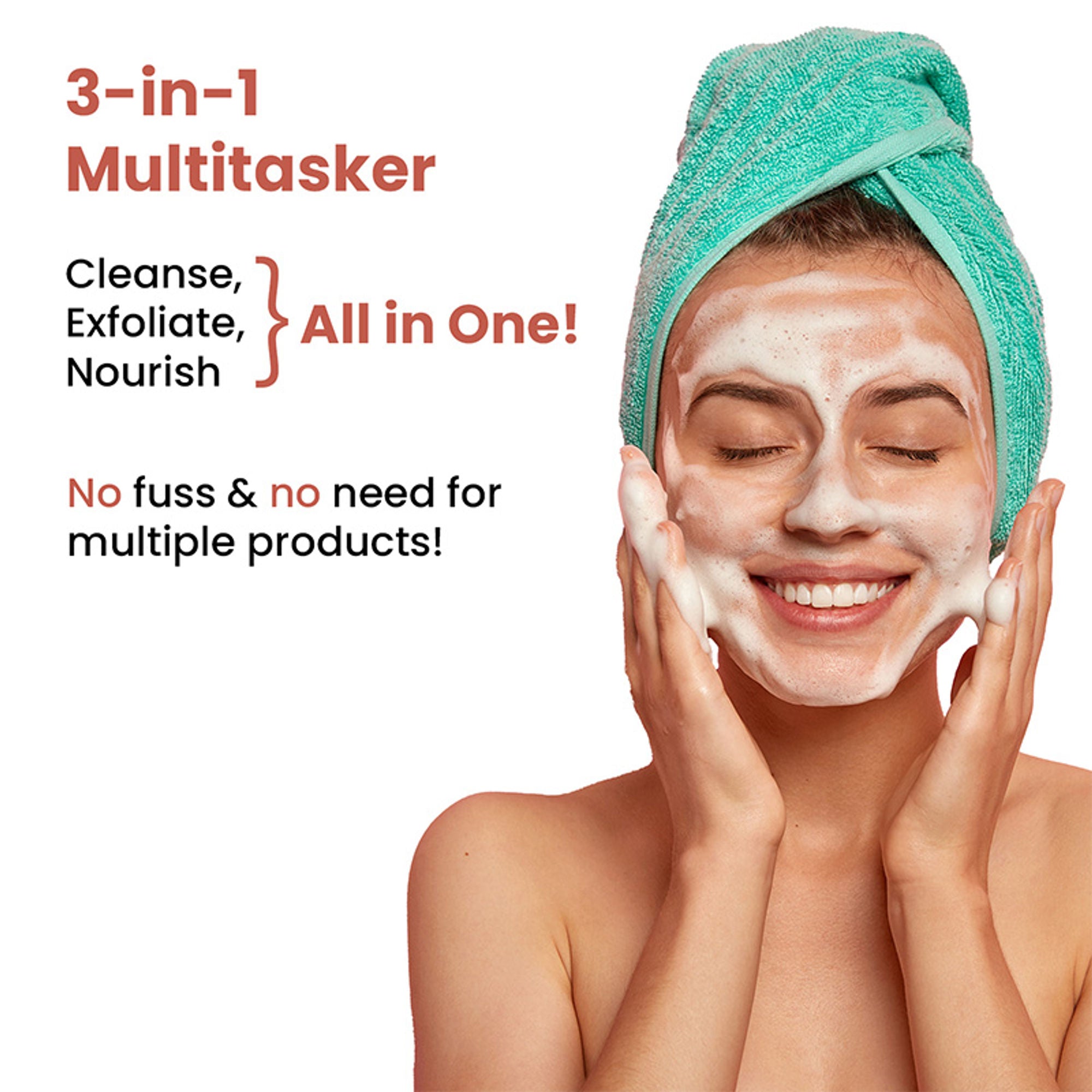 The Skin Story 3 in 1 Multi Action Face Mask, Scrub & Wash For Deeply Cleansed - Distacart