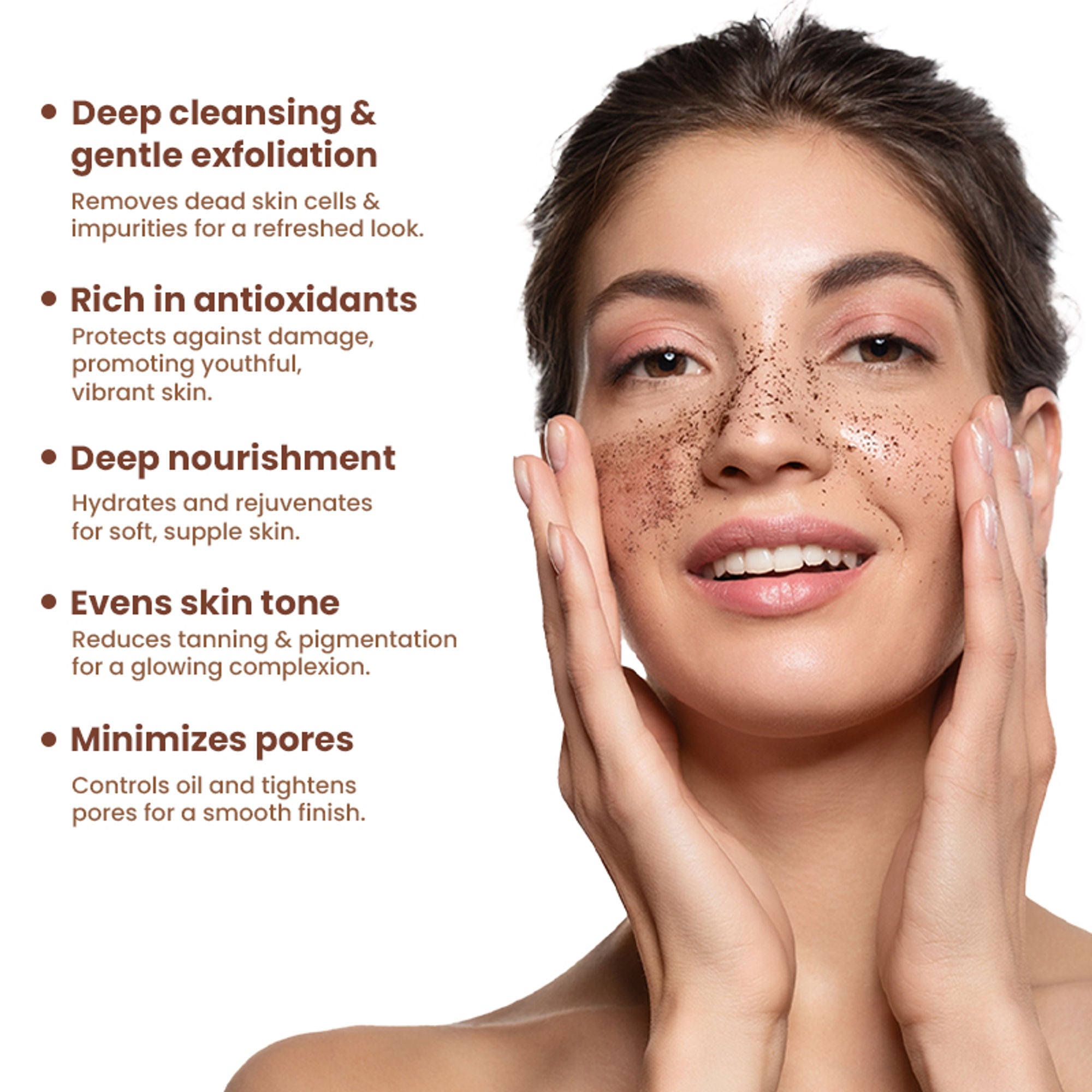 The Skin Story Gentle Detan Face Scrub Exfoliate Dead Skin Remove Blackheads Dark Spots Pigmentation - Distacart