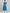 AURELIA Women Blue Solid A-Line Dress