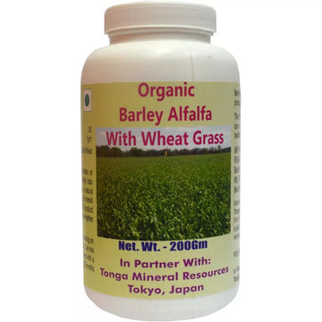 Tonga Herbs Organic Barley Alfalfa With Wheat Grass Powder