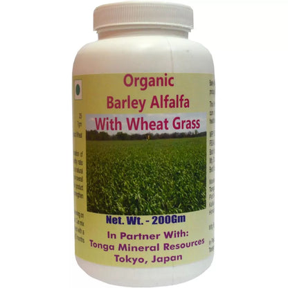 Tonga Herbs Organic Barley Alfalfa With Wheat Grass Powder