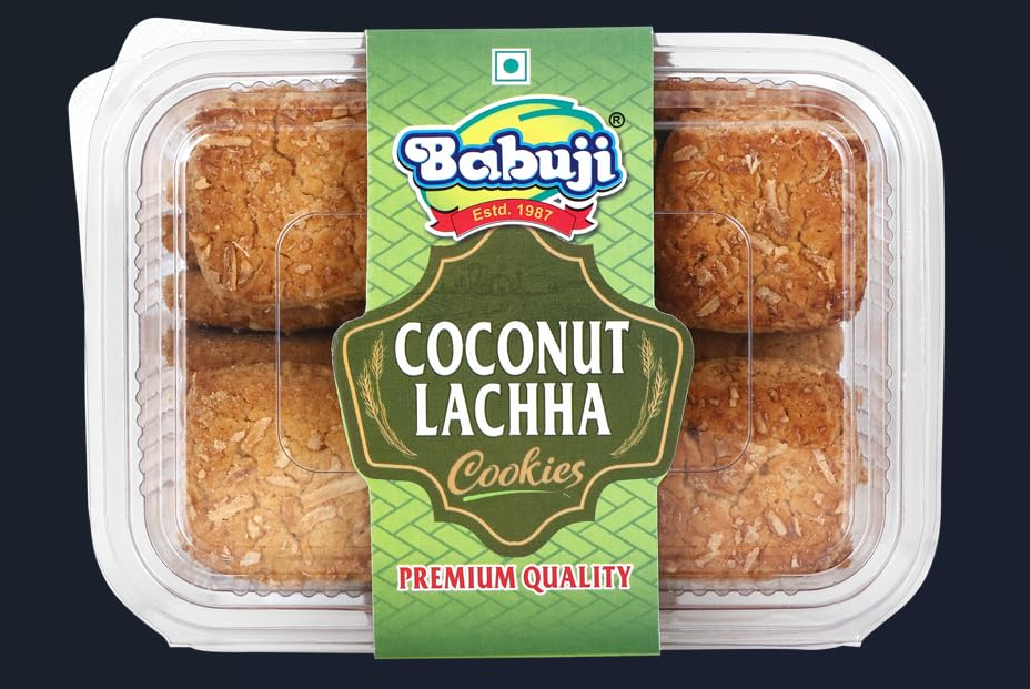 BABUJI Coconut Lachha Cookies 300 gram