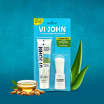 Thumbnail for VI-JOHN Dermatologically Tested Premium Purifying Charcoal Shaving Cream With Shaving Brush Enriched with Aloevera & Jojoba Oil Free From Silicone, Paraben & Mineral Oil