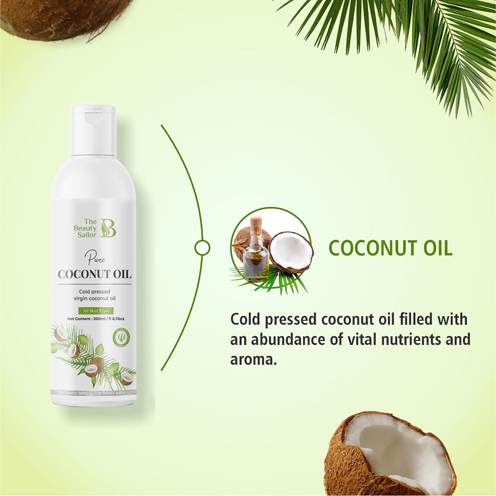 The Beauty Sailor Pure Coconut Hair Oil - Distacart