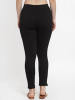 Thumbnail for TAG 7 Women Pack Of 2 Pink & Black Solid Straight-Fit Ankle-Length Leggings - Distacart